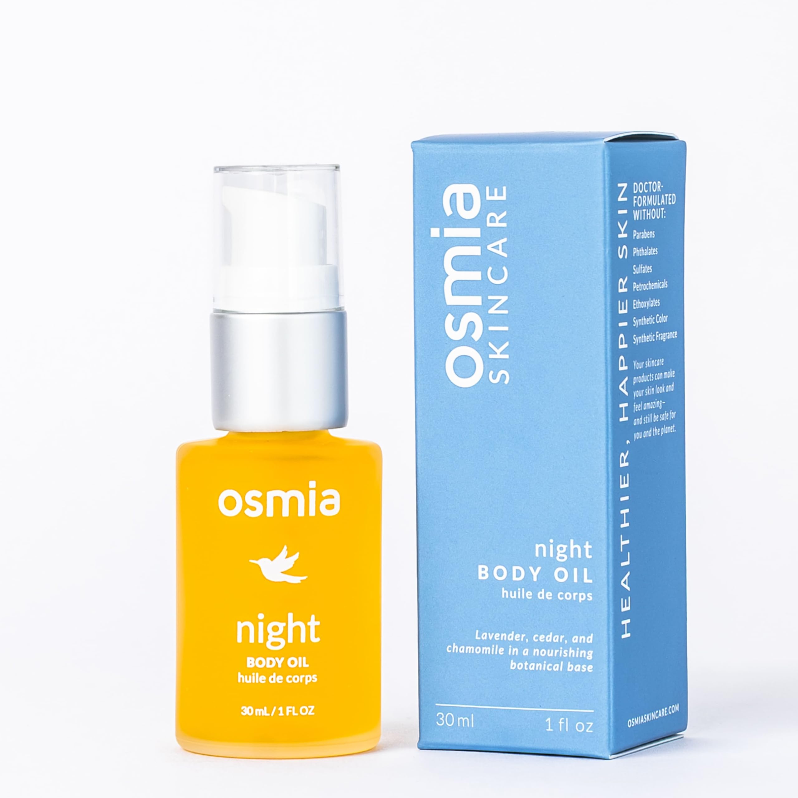 Amazon.com : Osmia Skincare - Natural Night Body Oil | Borage Seed