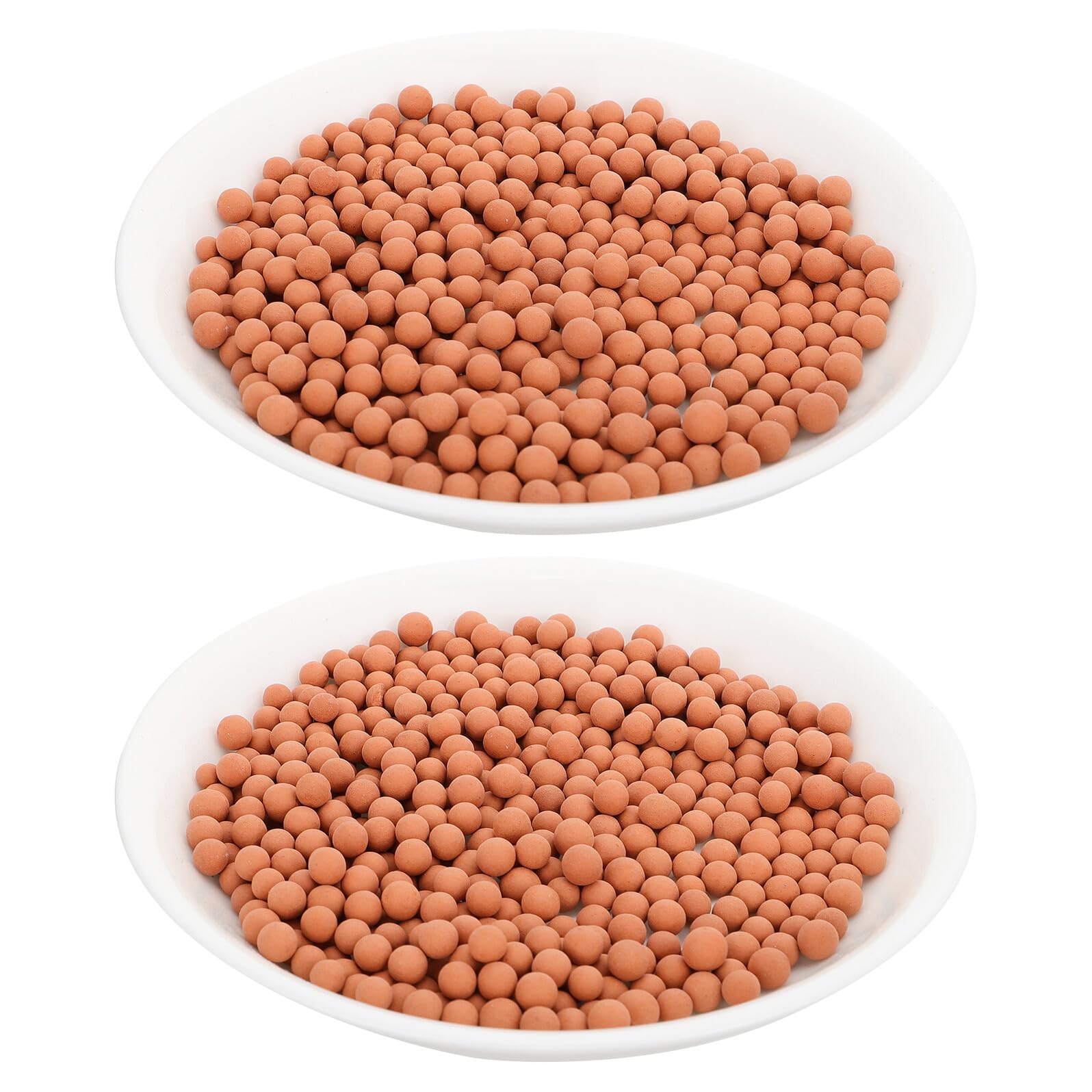 iplusmile de Céramsite Rouge et Prévenant Le Renversement 2 Paquet pour Pot de Fleurs Hydroponique, Substrat en Plastique Accélérant L'infiltration d'eau