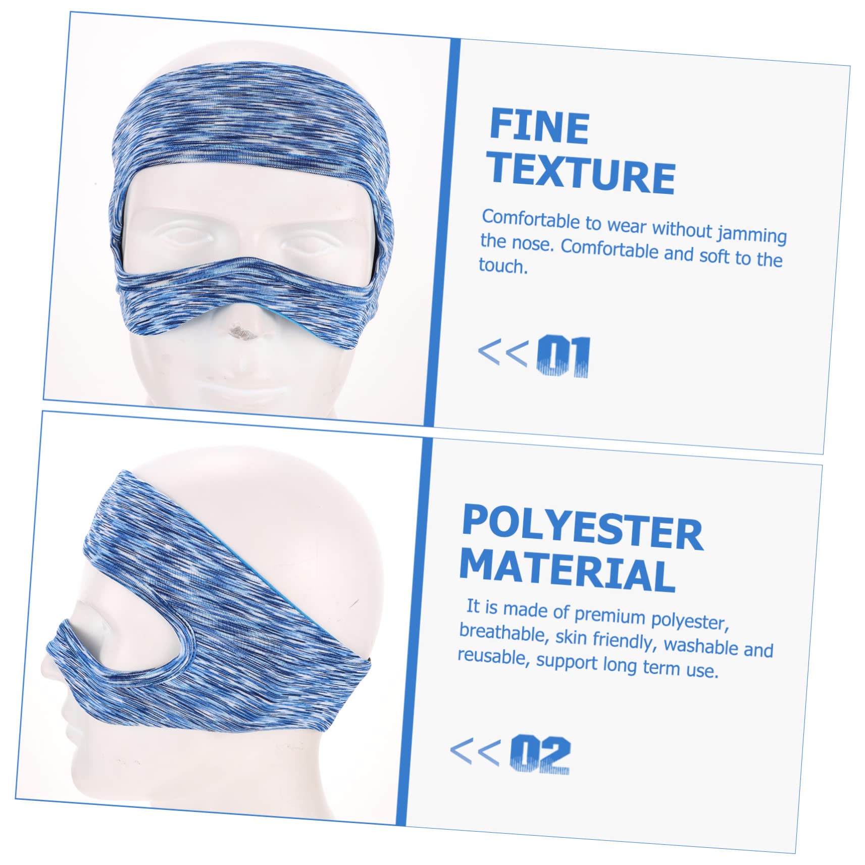 DOITOOL 4 Piezas Gafas De Realidad Virtual Cubierta Facial VR Accesorios Faciales Cubierta De Ojo para VR Banda De Sudor Transpirable VR 3D Absorber El Sudor Poliéster