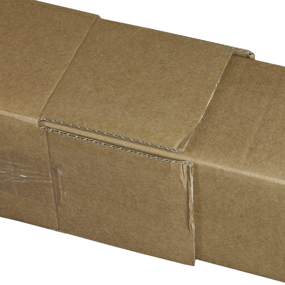 PROREGAL Mega Deal 20x Versandbox quadratisch | teleskopierbar bis 1850 mm | LxBxH 870x105x105 mm | braun | Versandhülse Versandkarton Versandrolle Versandrohr