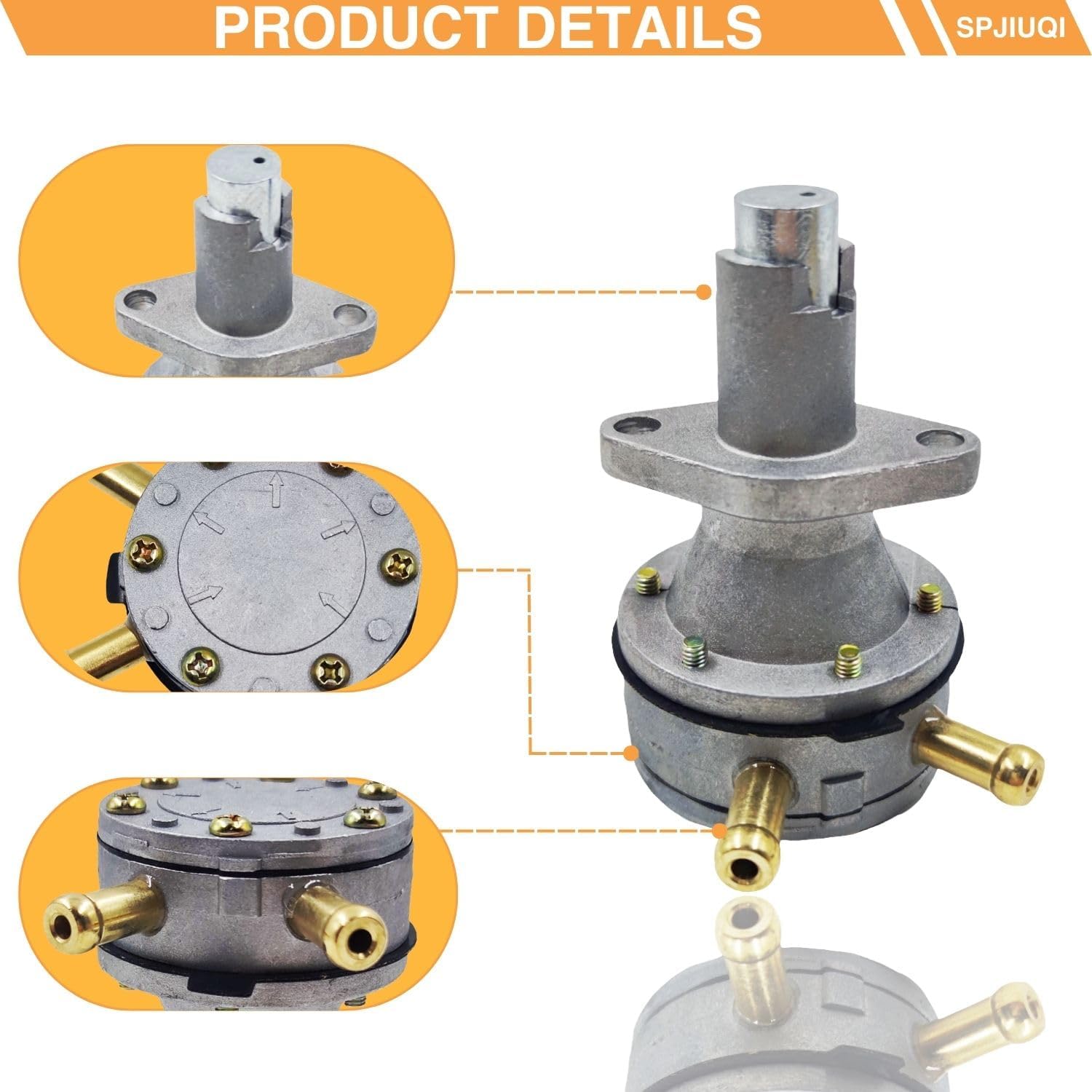 Fuel Lift Pump 15263-52030 6666850 E5775-52031 for Kubota D650 D750 D850 D950 D1402 V1502 Engine B1550 L2250 M4030 F2100 GV-3240 Bobcat 220 443 453 1600 Kioti CK DK DS LK ME RX Tractor