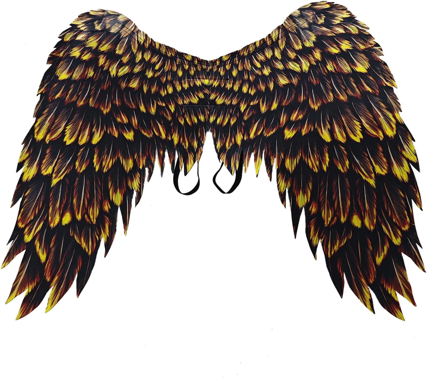 whitefeather 3D Angel Wings-Non-Woven Fabric-with Elastic Straps for Halloween Party Mardi Gras Cosplay Accessory