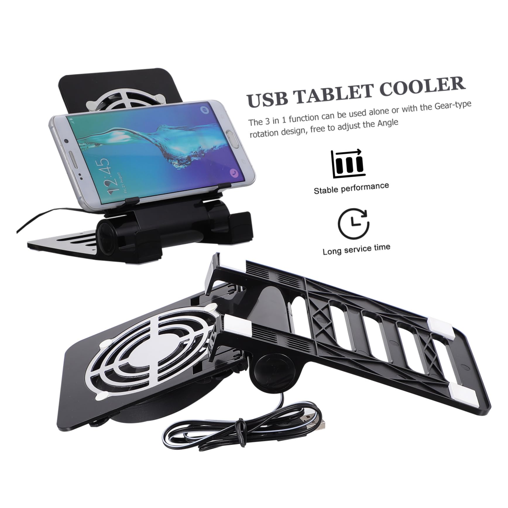 Artibetter 4piezas Soporte Usb Para Teléfono y Consola Ventilador Refrigerante Compatible Portátil Para