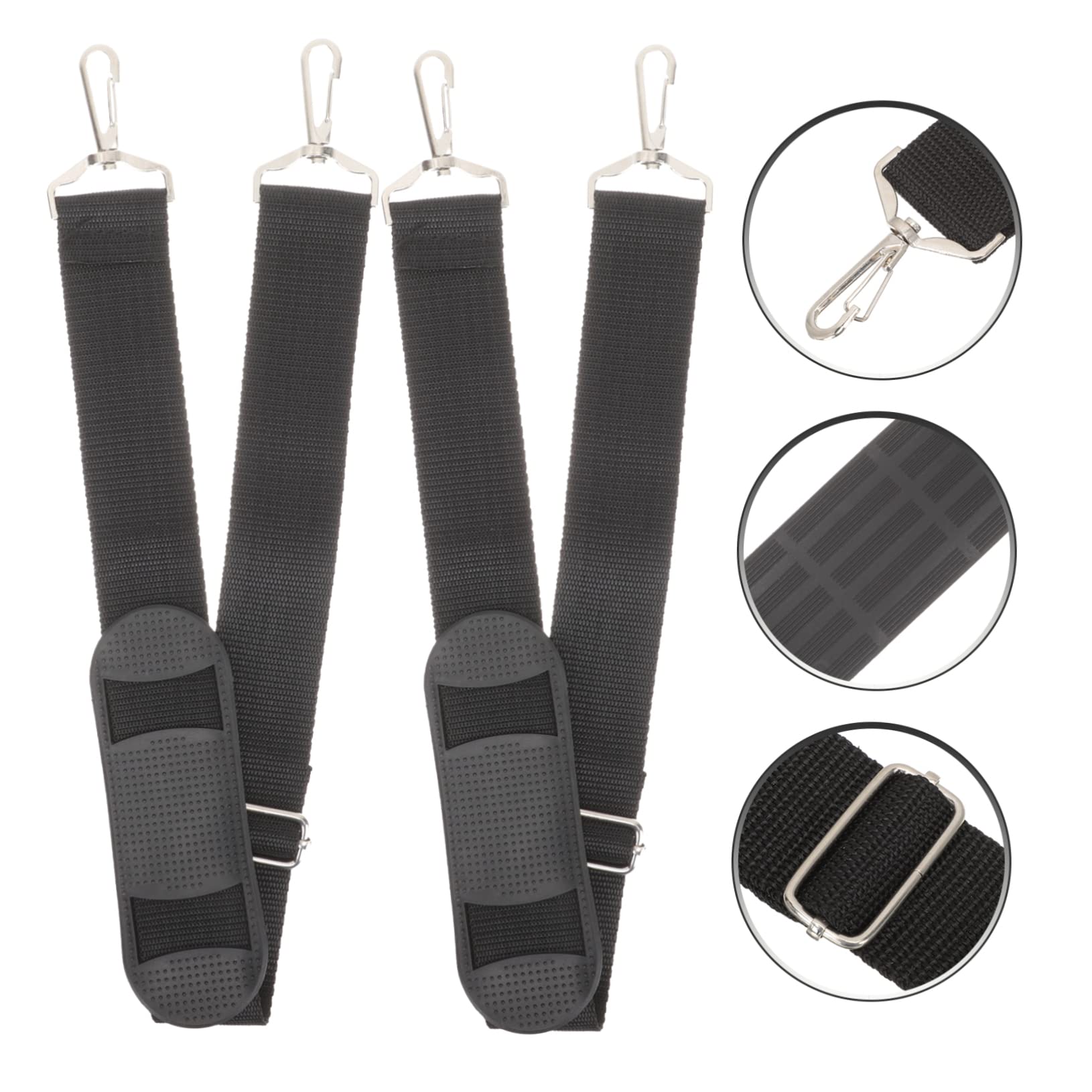 Tracolla Imbottita in Materiale Canvas e Metallo 2 Pezzi per Custodia Violino Regolabile e Facile da Trasportare, per Performance All'aperto