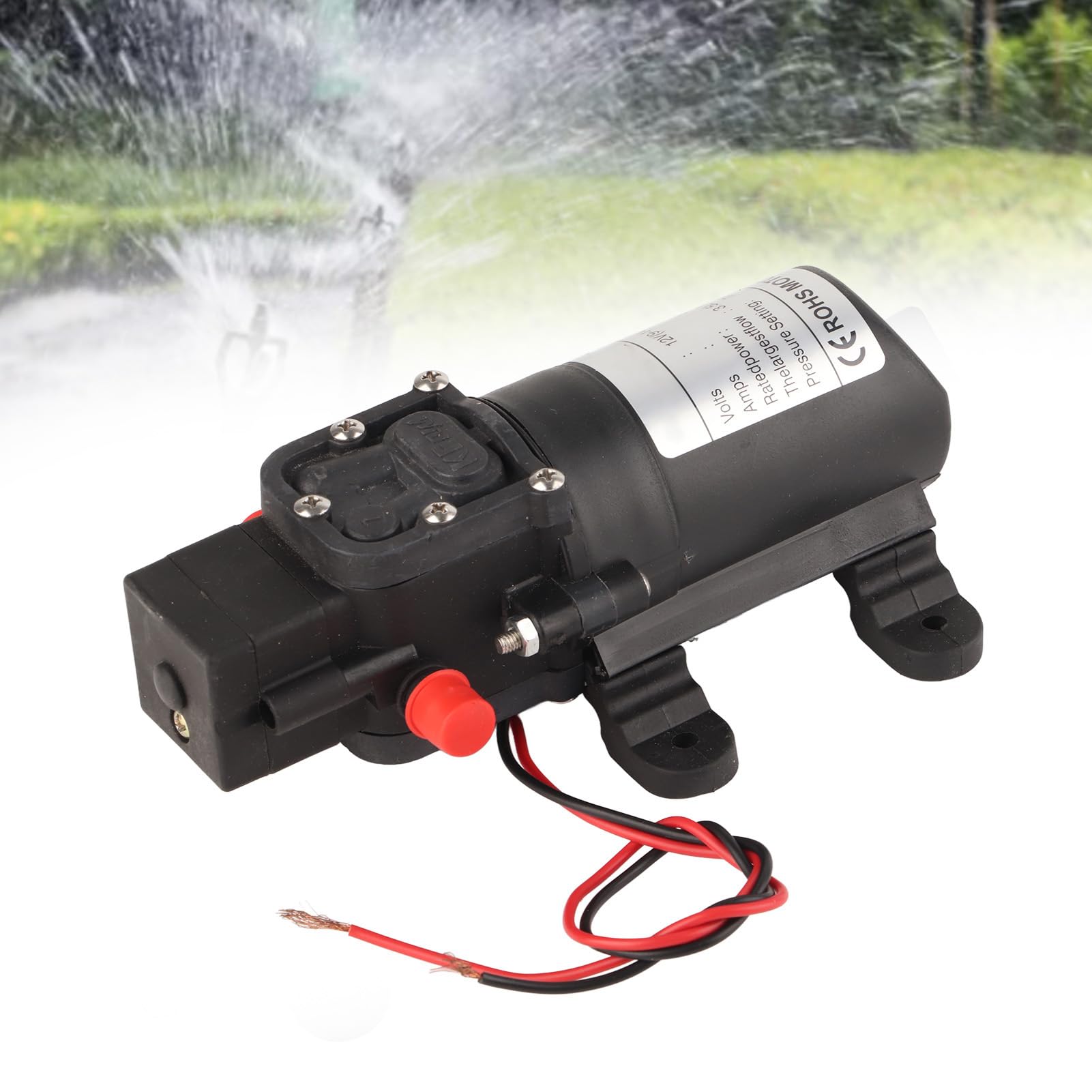 Pompe à Diaphragme Haute Pression 12V DC Pompe à Eau Douce Pompe à Pulvérisateur Intelligent pour Camping-car Camping-car