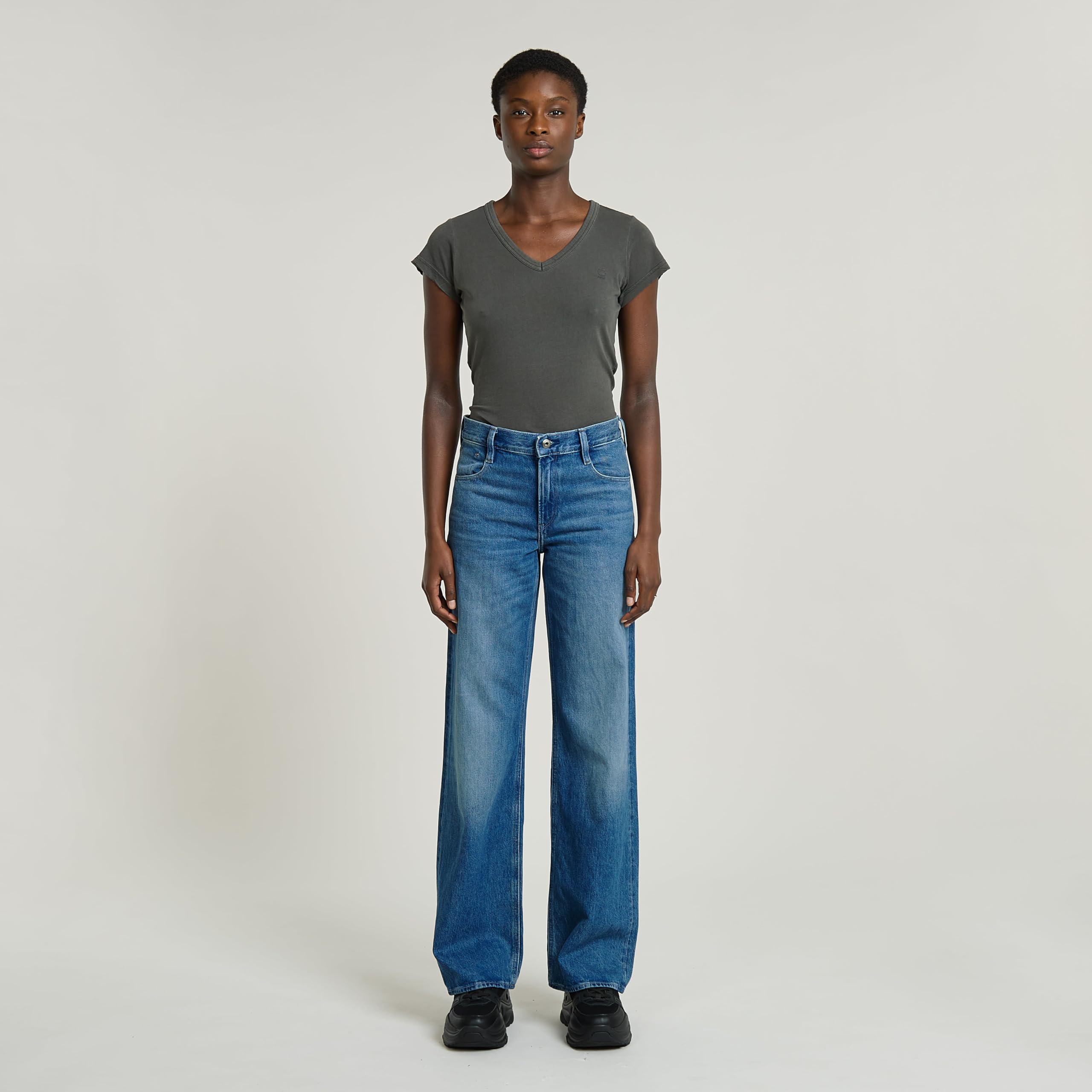 G-Star Damen Judee Low Waist Loose Jeans Blau (Faded Harbor D22889-D436-D331) 28W / – Bild 4