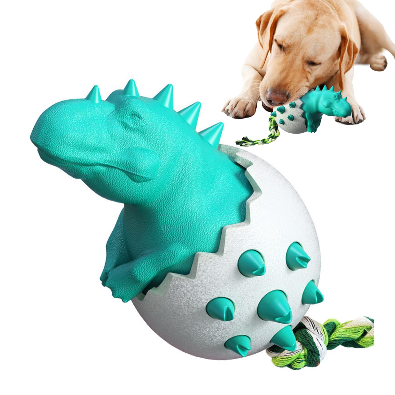 Amazon | EU SOU 犬 噛むおもちゃ 恐竜 ボール 犬用 おもちゃ 歯磨き