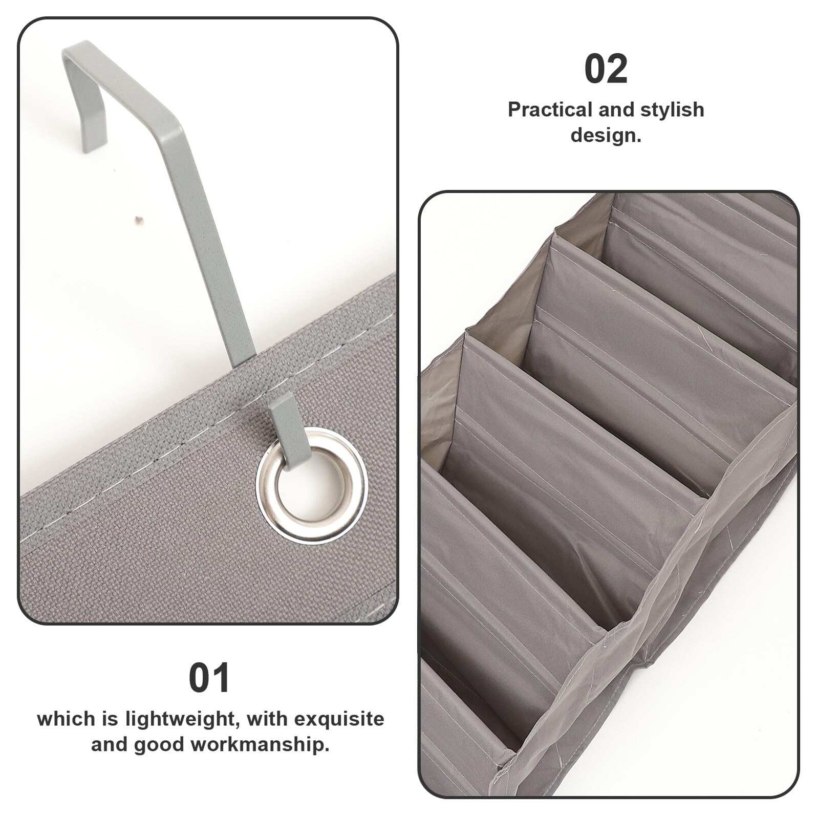 Lurrose Panier de Rangement Suspendu pour Porte Organisateur Mural à Suspendre