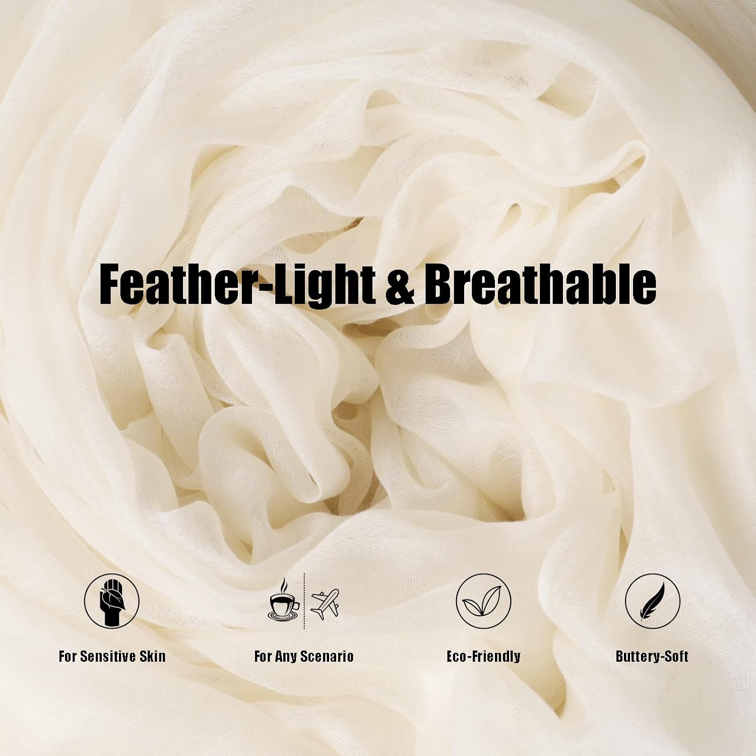 Luxury 100% Cashmere Shawl Wraps for Women, Featherlight Scarf Pashmina for Women with Gift Box