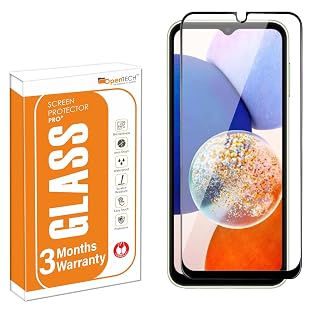 OpenTech® Military-Grade Tempered Glass Screen Protector Compatible For Samsung Galaxy M15 5G / F15 5G / A15 5G / A15 4G (6.5 Inches) With Edge To Edge Coverage And Easy Installation Kit for Smartphone