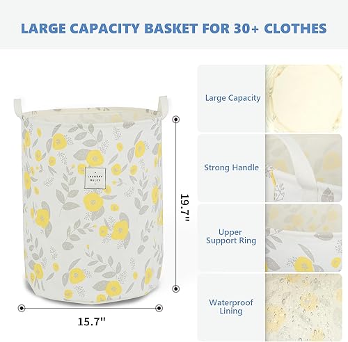 Miniatura 10 de Cesta plegable para ropa sucia para bebé, para guardería, niñas, niños, cesta de ropa sucia, portátil, alta, plegable, linda, cesta de