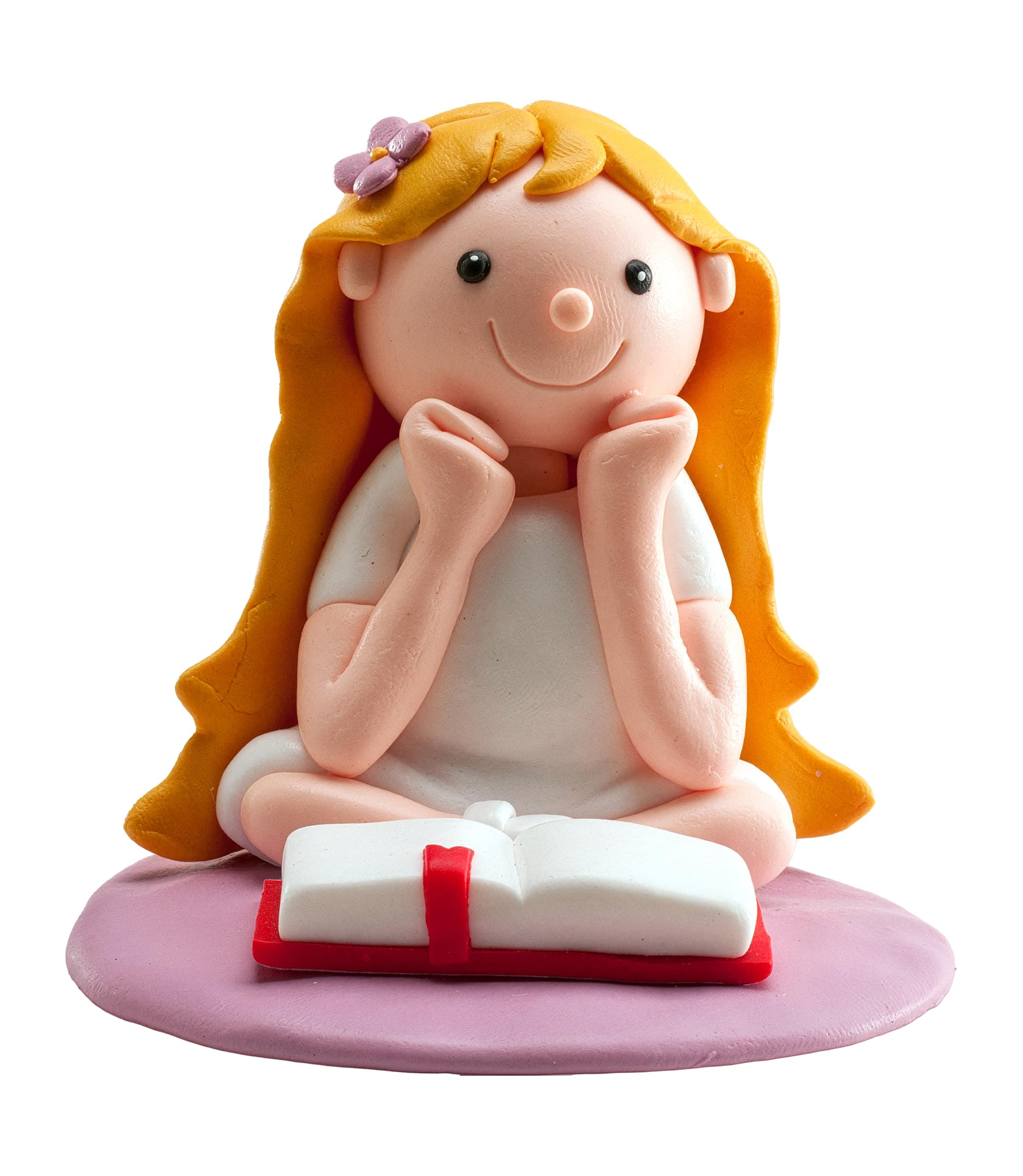 dekora - Figura Decorativa para Primera Comunión - Niña con Catecismo - Elaborada en Resina - Adorno para Tartas - 13 Centímetros de Alto - Diseño Original y Detallado - Apto para Contacto Alimentario — view 12