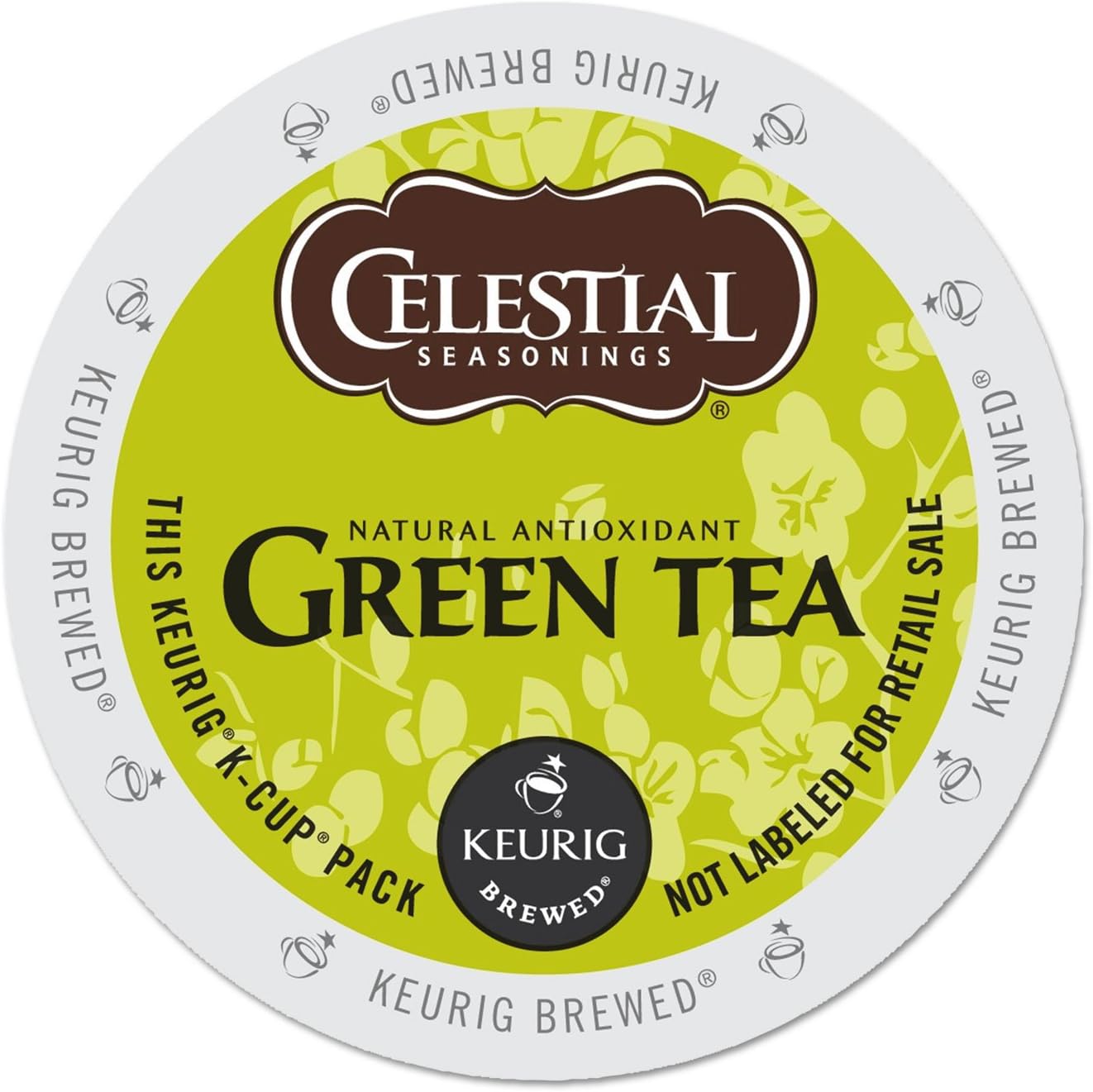 Celestial Seasonings Authentic Green Tea, K-Cup Portion Pack for Keurig K-Cup Brewers, 24-Count