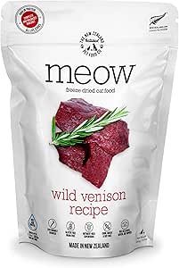 MEOW Freeze Dried Raw Wild Venison Cat Food 280g