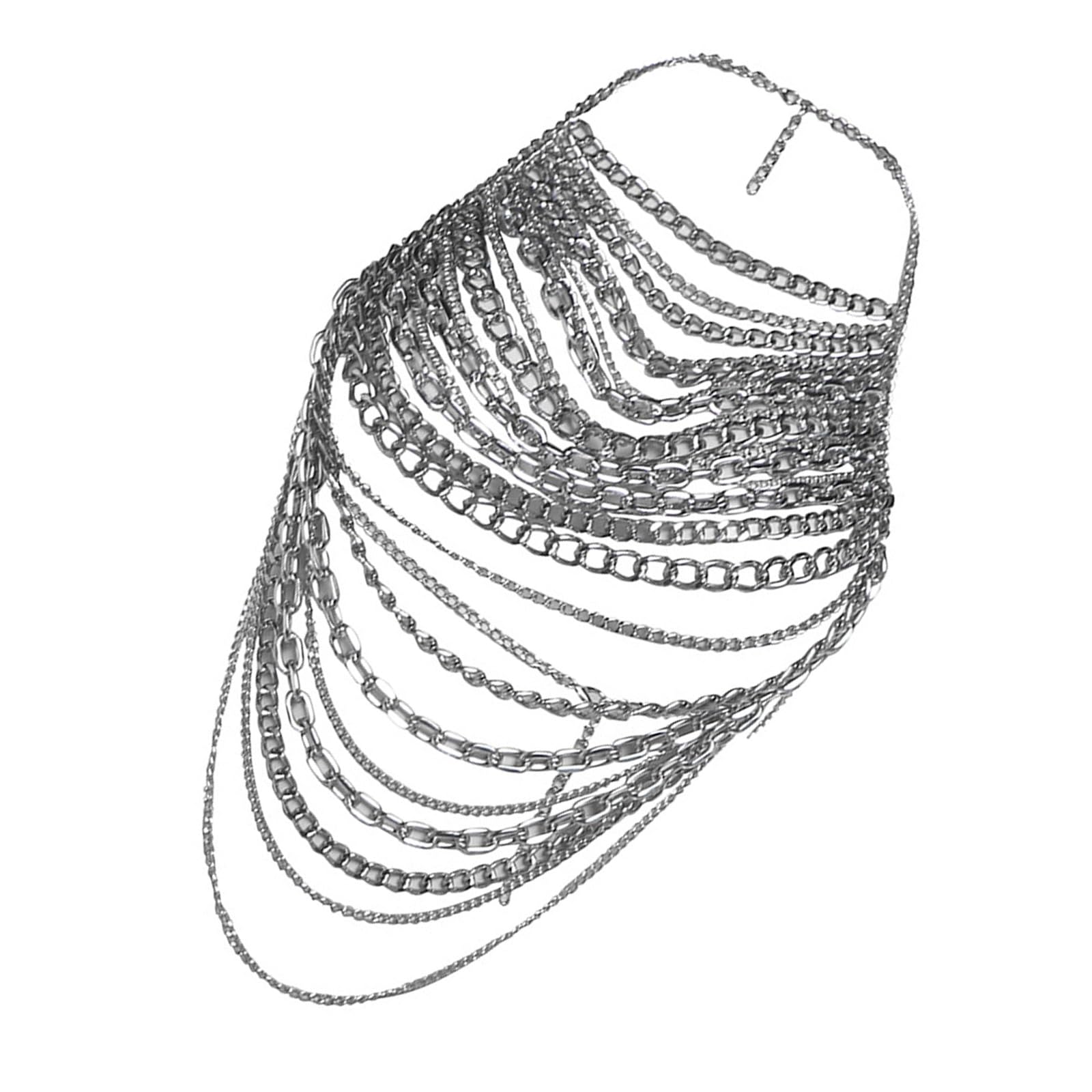 Catena per il corpo regolabile catene alla moda moda gioielli corpo gioielli vita gioielli struttura metallica per migliorare qualsiasi outfit gioielli gotici regolabili per il corpo