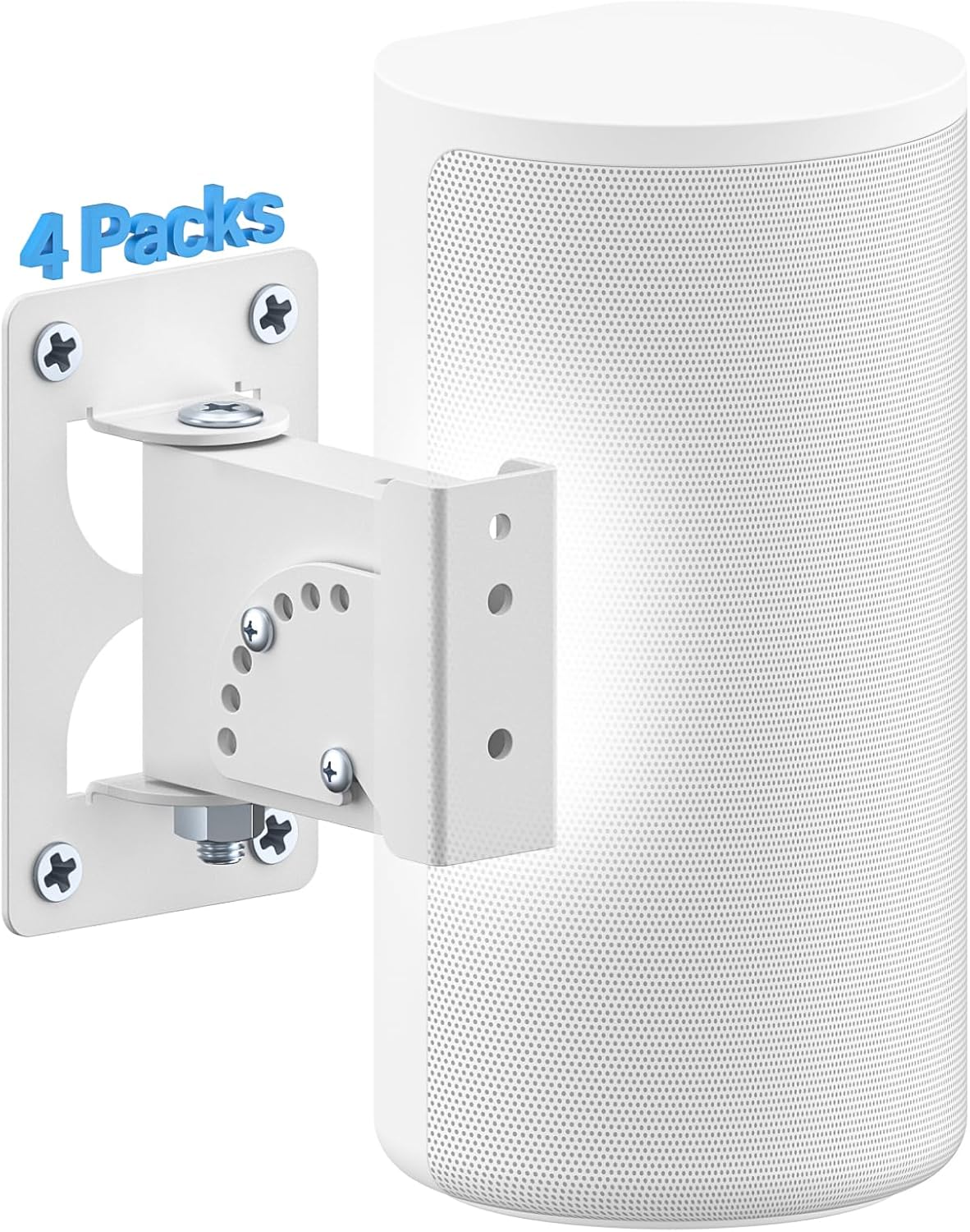notiela Tilt & Swivel Adjustable Speaker Wall Mount for Sony HT-A9, SA-RS5 Speakers Mount - Wall Speaker Mounting Bracket Designed for Sony HT-A9 & SA-RS5 for Better Sound, 4 Pack