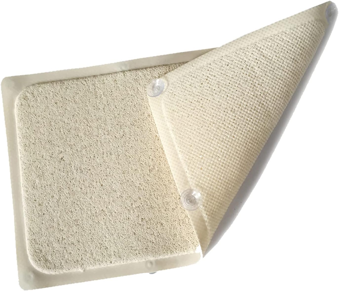 YuuHeeER Shower Mat Loofah Extra Long Bath Tub Non Slip Suction Matts