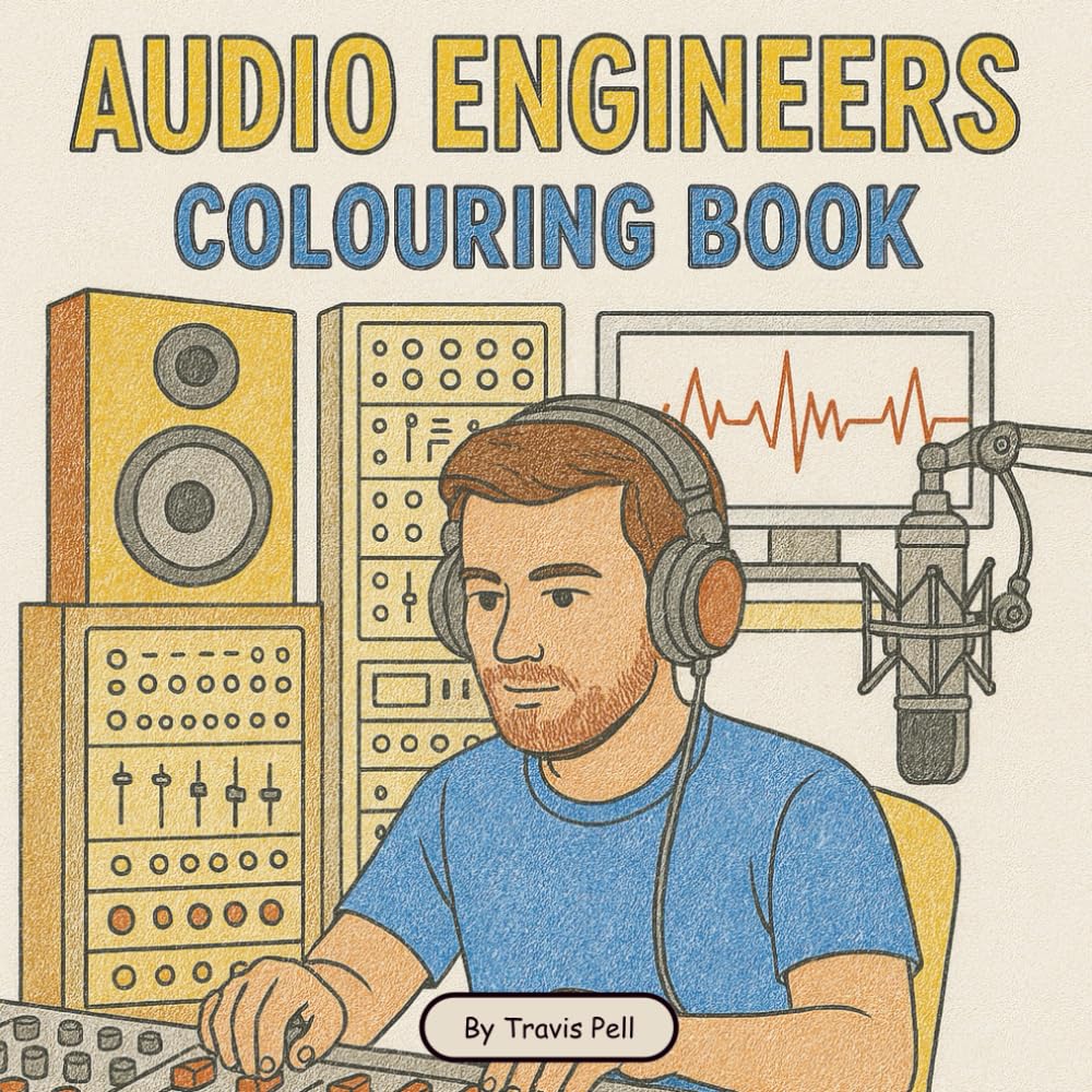 Audio Engineer Colouring Book