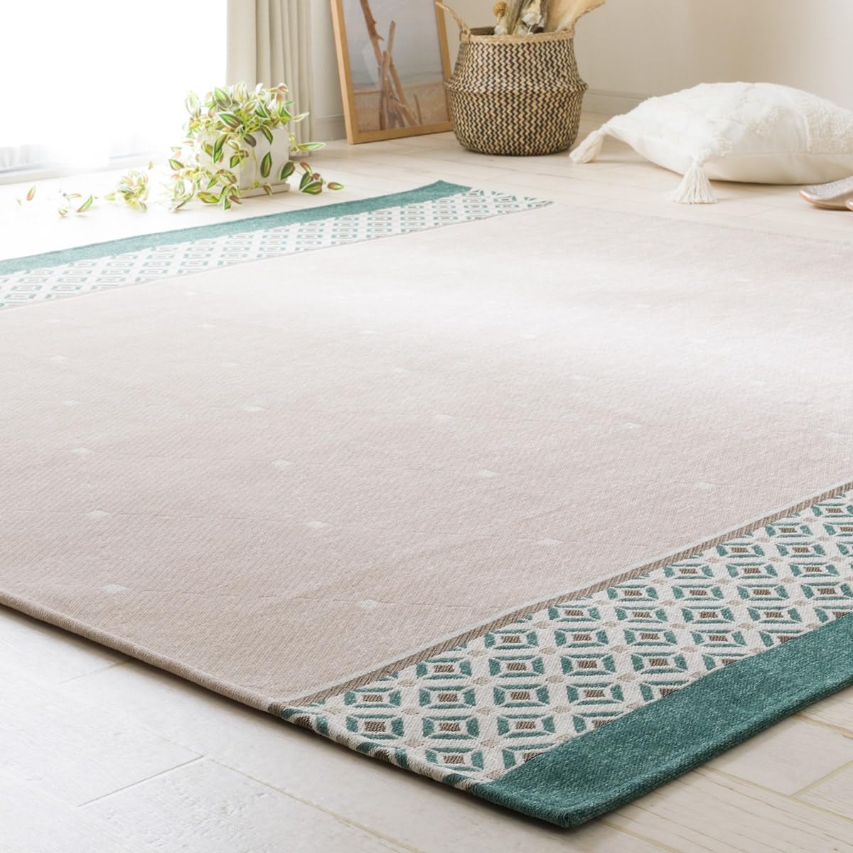 アンティークフラワー ジャカード ラグ 230×170cm／高密度織り 楽天市場】ジャカード織りラグ(JA03) ニトリ 【玄関先迄納品】 : ニトリ