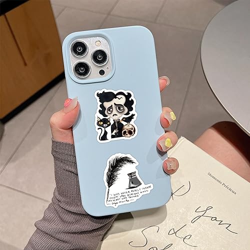 Miniatura 3 de 60 calcomanías de vinilo para computadora portátil, libro de escritor clásico, calcomanías de vinilo para botellas de agua, scrapook, teléfono,