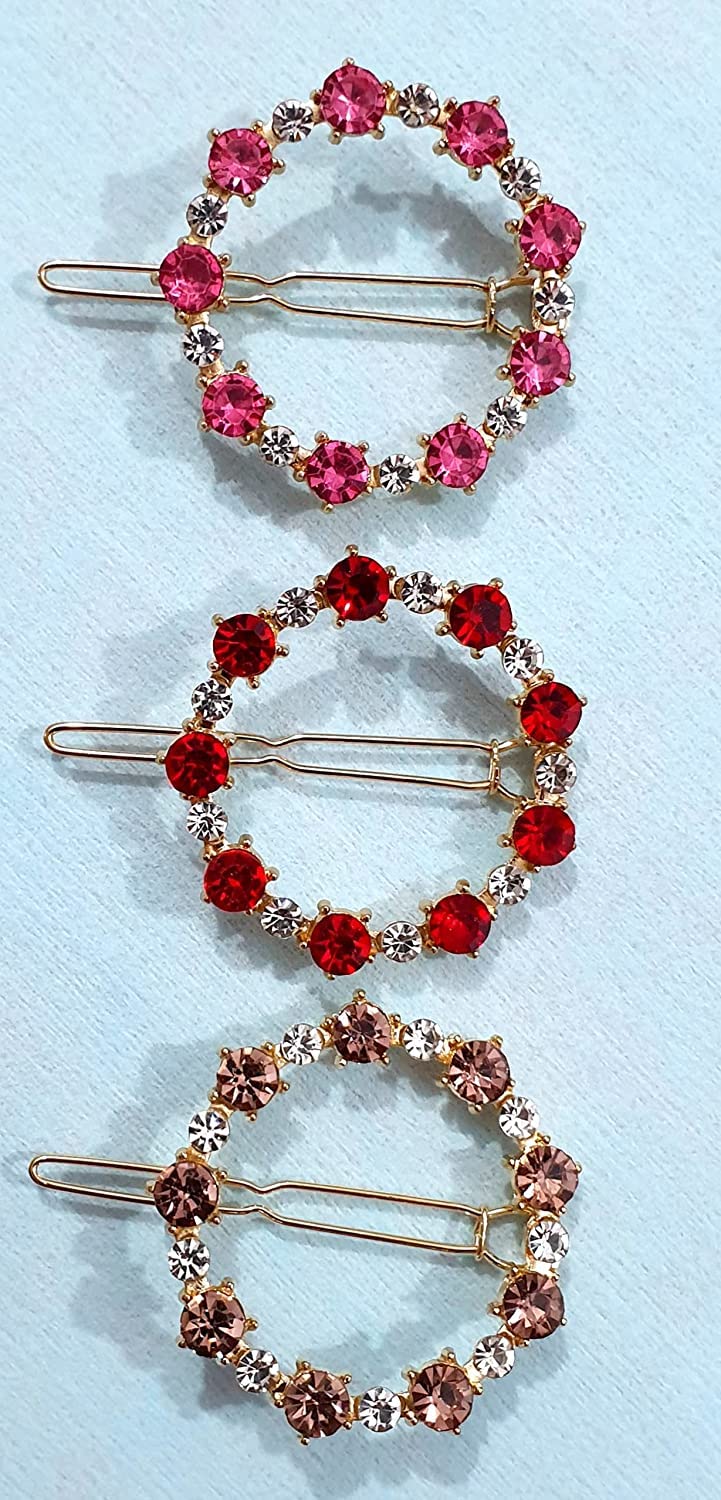 HOMEMATES stylish 3 Pcs Multicolor Hair Clips Lock pin Hair Accessories For Womens Girls, Multicolor (B099WF2DMN) Amazon Price History, Amazon Price Tracker