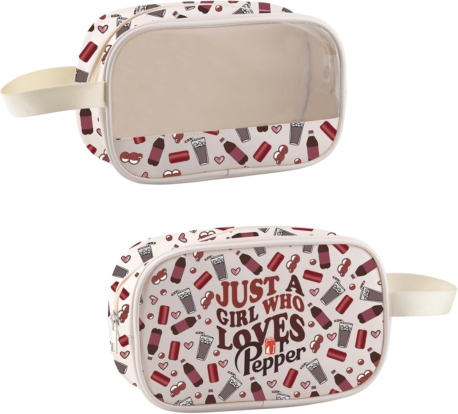TSOTMO DR.P Merch DR.P Drinks Gift Soda Drinks Lovers Gift DR.P Beverage Makeup Bag for DR.P Lovers (PPe Bag)