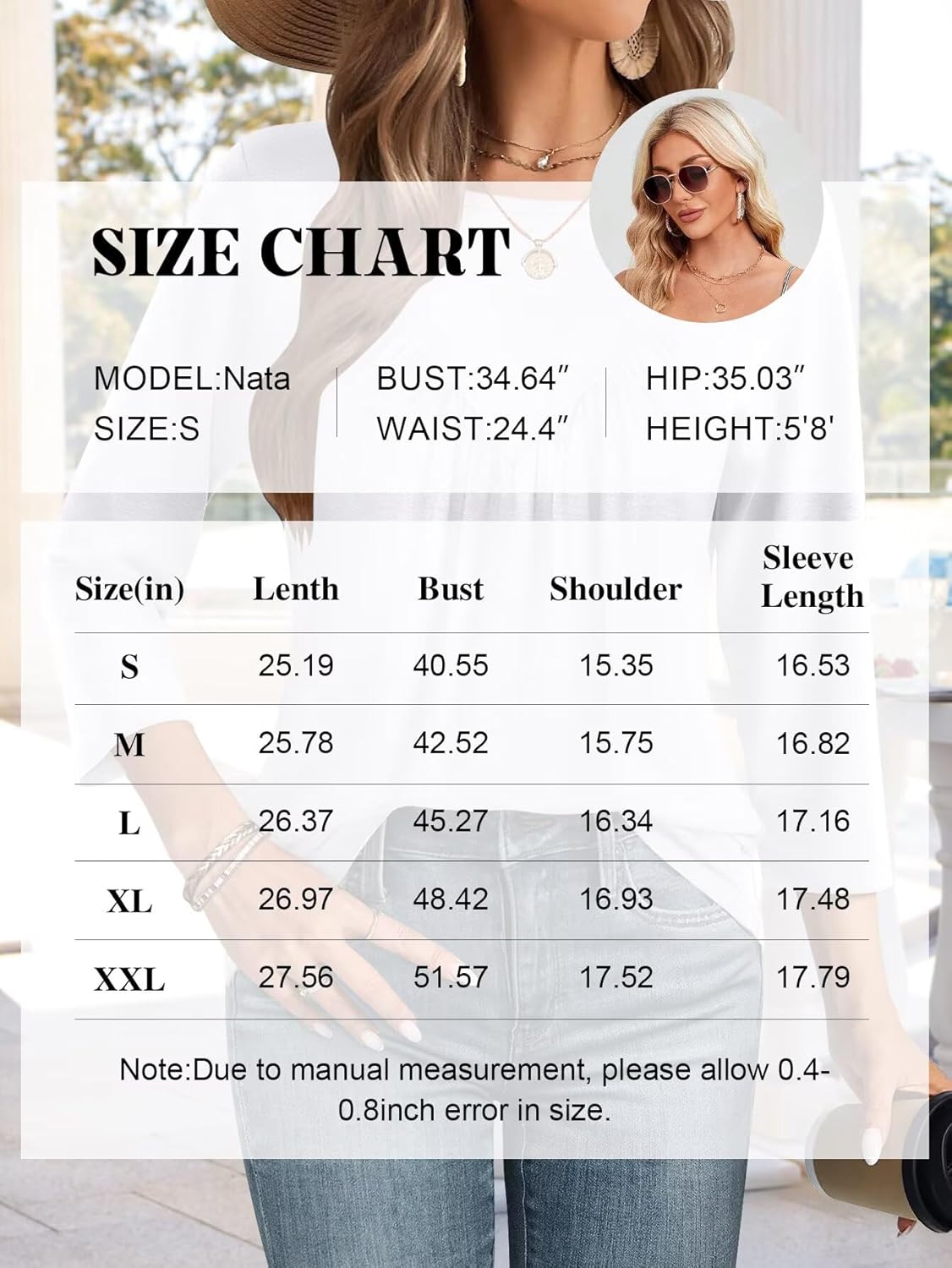 Womens Tops 3/4 Sleeve T Shirts Summer Spring Fall 2026 Basic Casual Ruched Blouses Fashion Trendy Outfits Clothes - Image 6