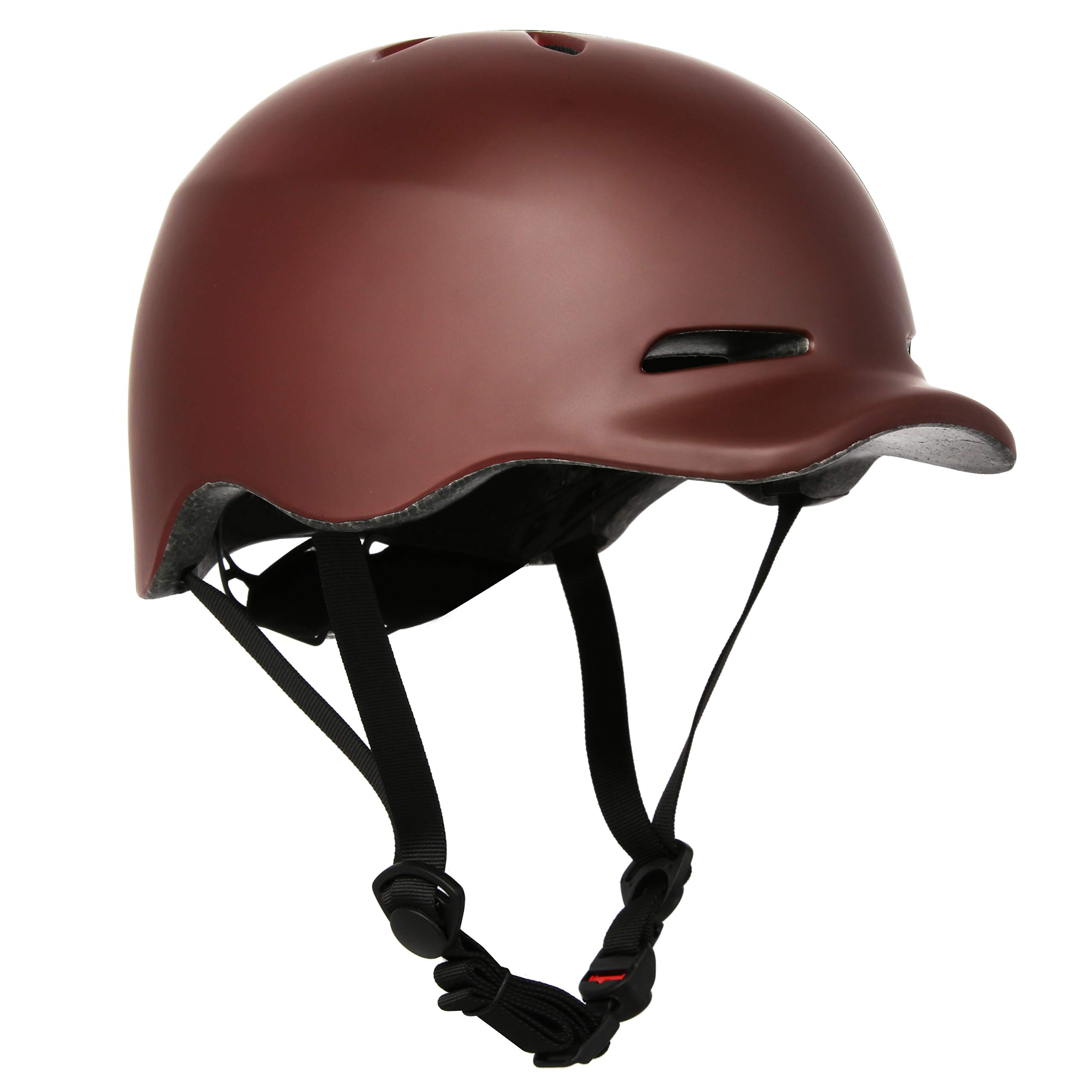 Westt Urban - Casco da bici per adulti retroilluminazione a LED, ciclismo multisportivo, bici, mountain bike, skateboard, pattini a rotelle regolabile per uomini e donne