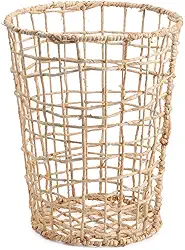 Oikos - Cesto Redondo Vazado 50cm de Palha