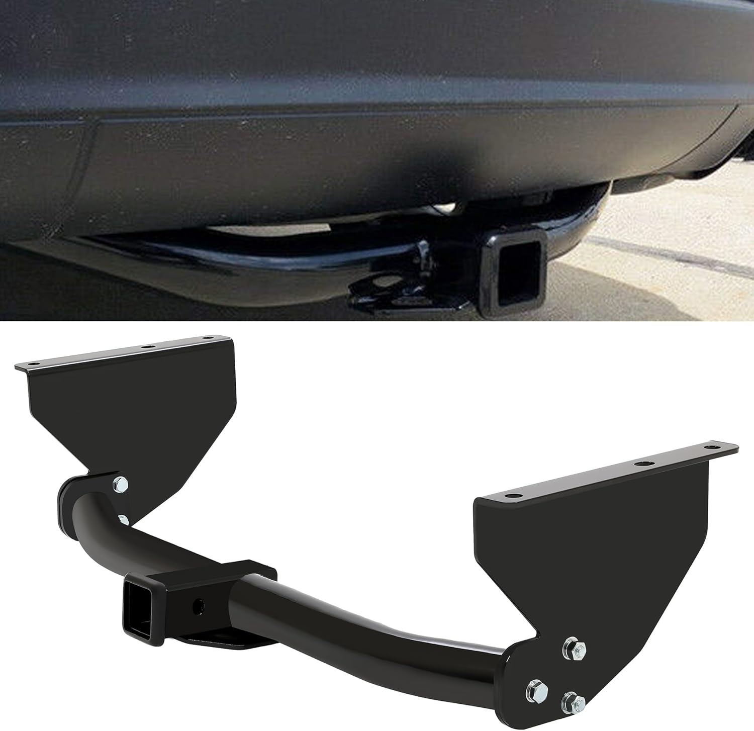 ECOTRIC Class 3 Trailer Hitch 2" Receiver Compatible with 1999-2004 Jeep Grand Cherokee Rear Bumper Towing Mount Tube