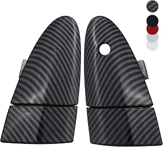 TQPONLY Upgrade Metal Exterior Door Handle | Fits Honda CR-Z CRZ 2011-2016 Front Left & Right Side | Outside Handle Outer Door Part (Carbon Fiber)