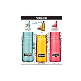 Neutrogena Rainbath Multi-Pack of 3, 1 Original Formula, 1 Pomegranate and 1 Ocean Mist, 16 fl oz bottles