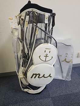 muta marine ゴルフキャディバッグ ホワイト muta キャディバッグ ゴルフ CONTINUA パンチングエシカルレザー