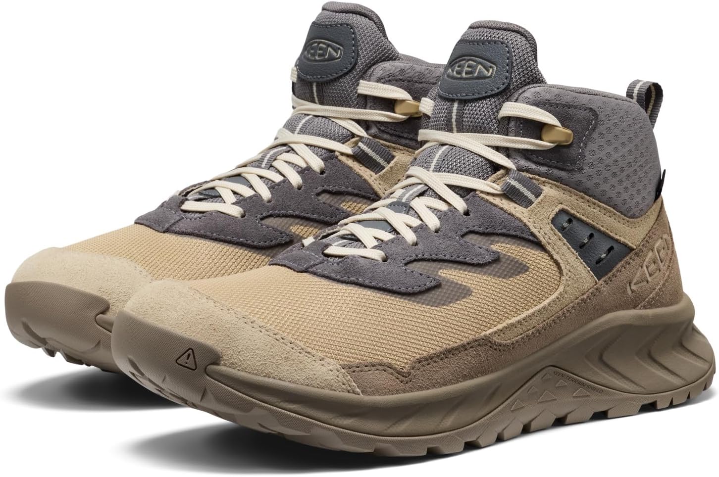 KEEN Men's Hightrail Mid Height Durable Lightweight Breathable Leather Waterproof Hiking Boots
