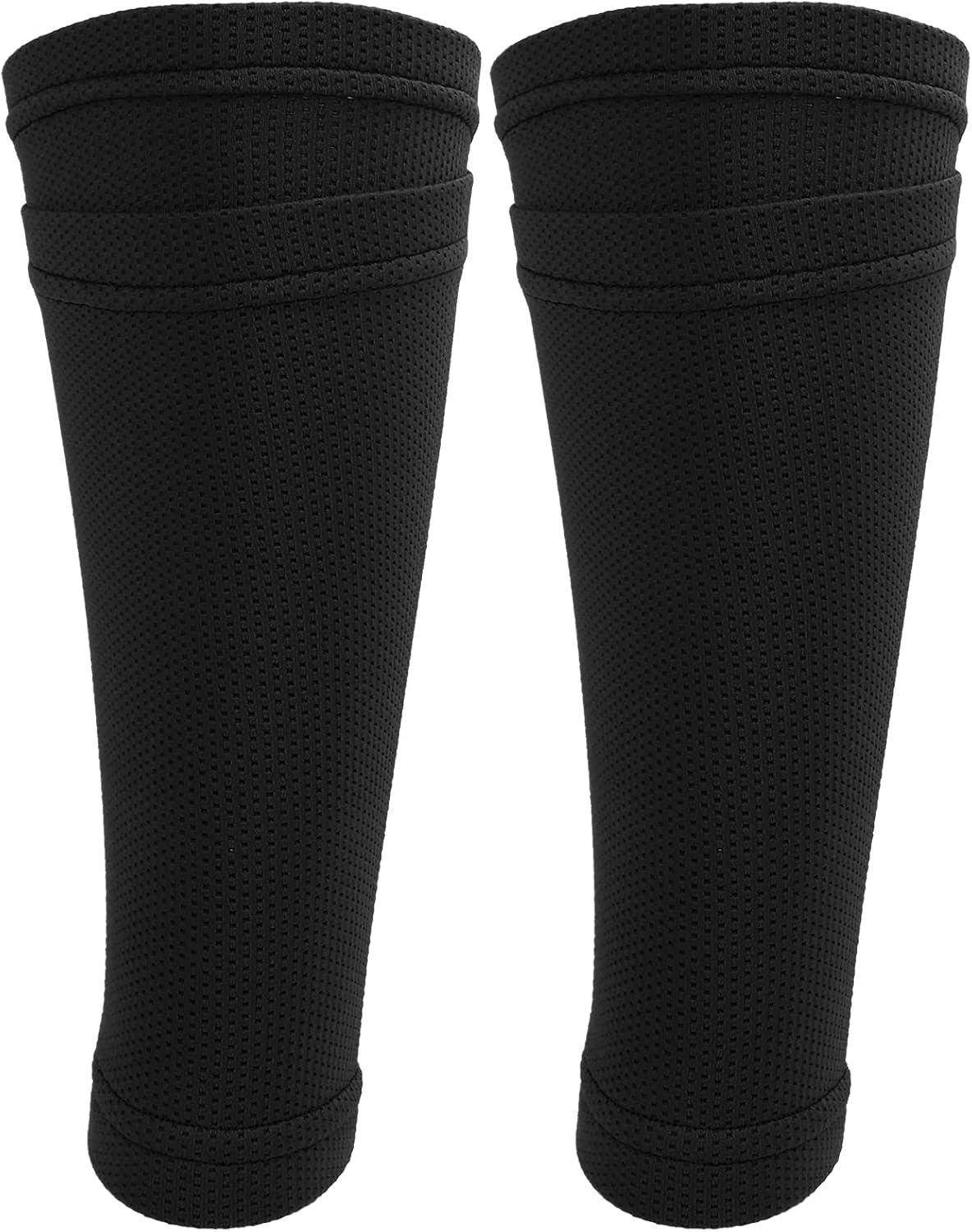 Double Layer Shin Guard Socks, Ergonomic Soccer Shin Pad Sleeves
