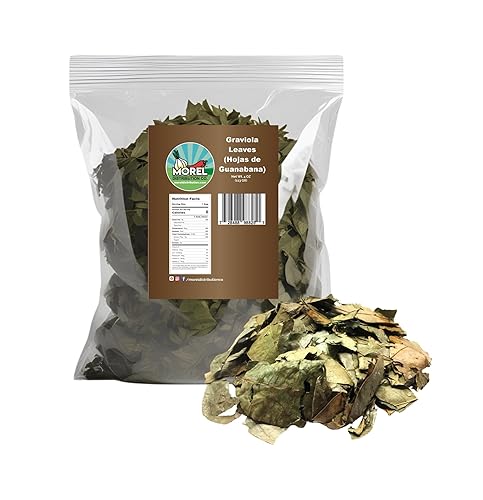 Hojas secas de graviola, hojas de té de guanábana secas, hojas de guanabana 2 oz y 4 oz (4 onzas)