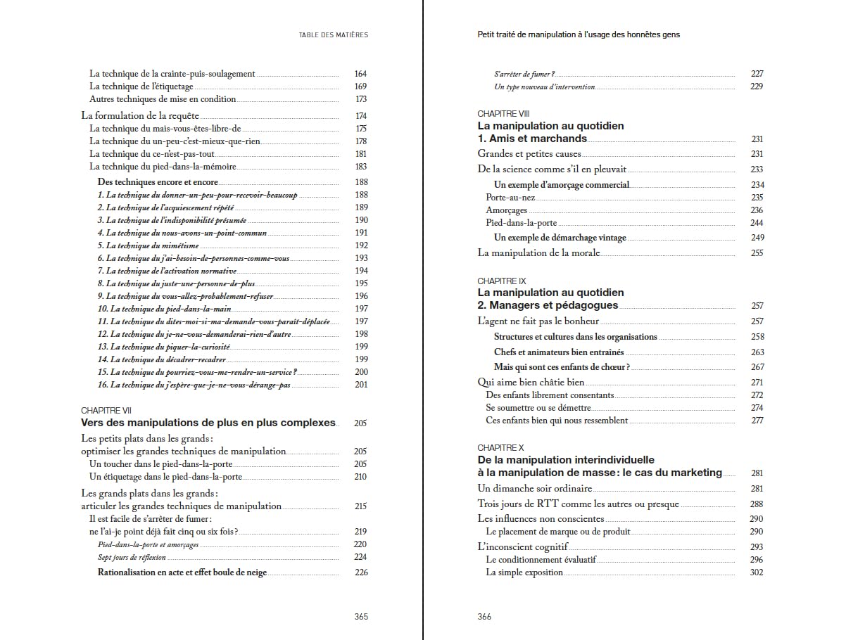 Petit traité de manipulation à l'usage des honnêtes gens: Nouvelle édition augmentée et actualisée