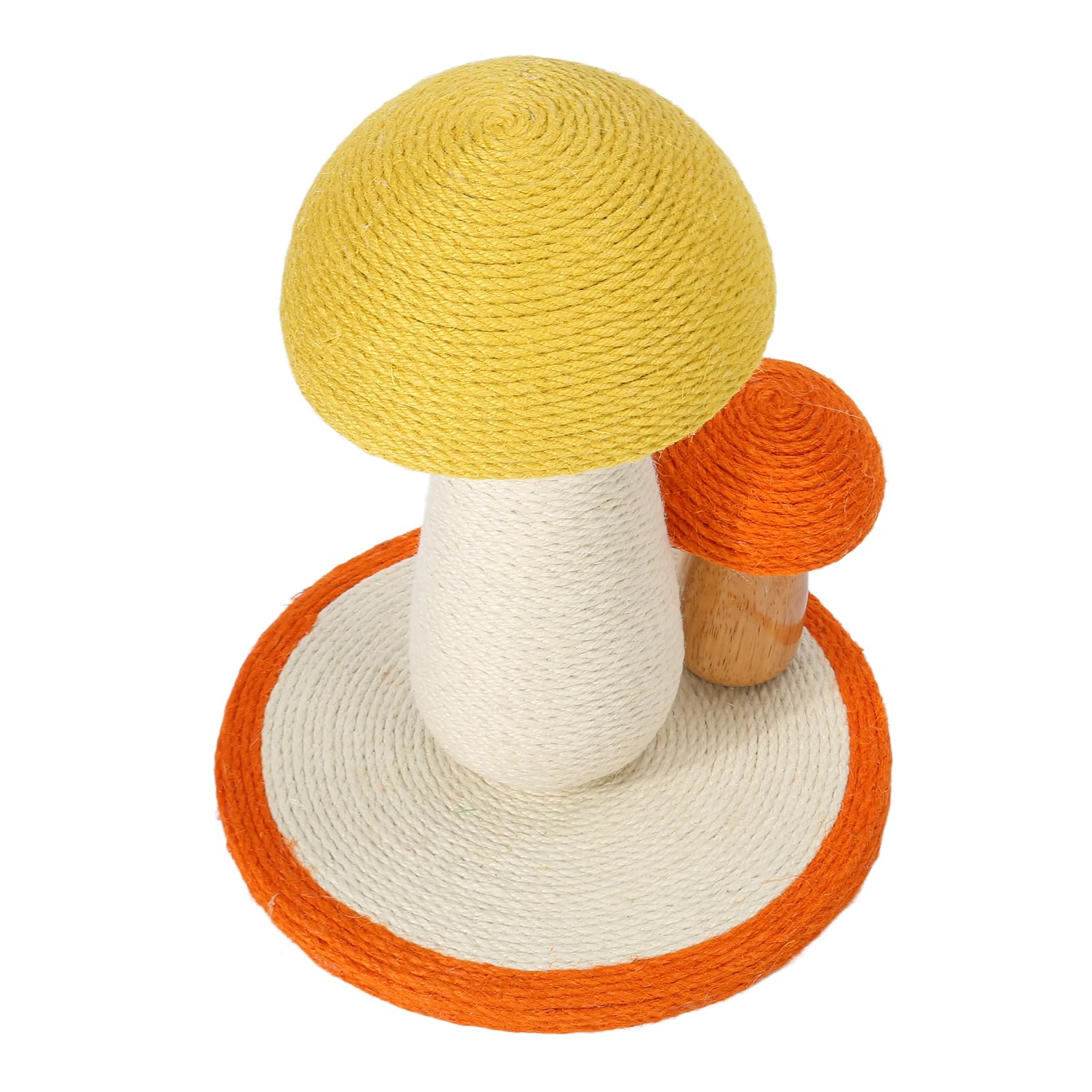 Arbre à chat en champignon en sisal de 30 x 38 cm pour griffes de chat