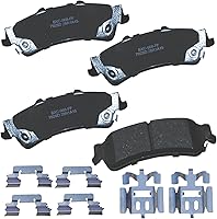 Vista 61 de Pastillas de freno traseras cerámicas Bendix Premium SBC1337 para Cadillac CTS 2014-2008, SRX 2016-2010, Chevrolet Camaro 2015-2010, Saab 9-4X 2011
