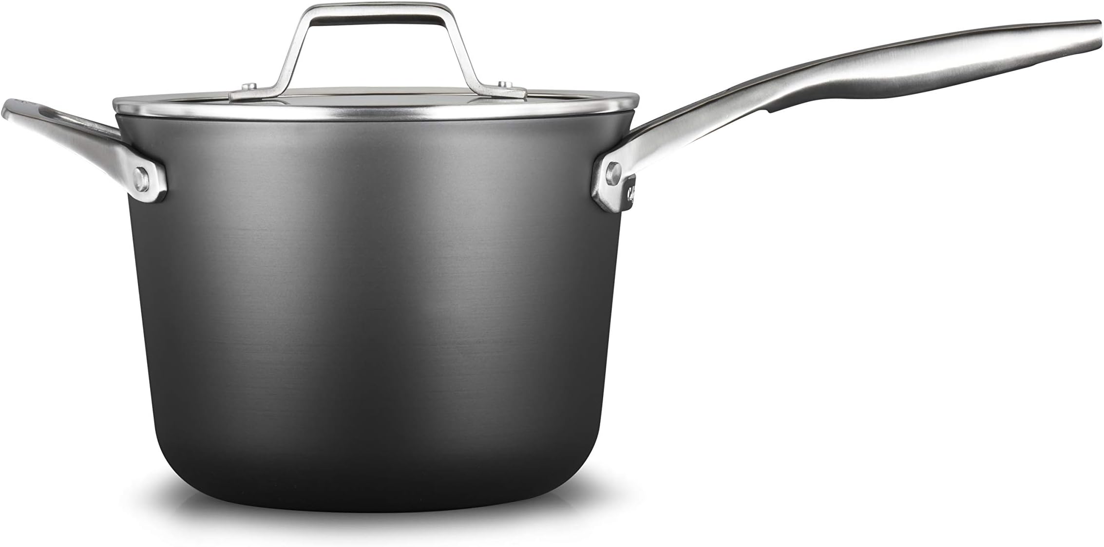 Calphalon Premier Hard-Anodized Nonstick Cookware, 4.5-Quart Sauce Pan with Cover