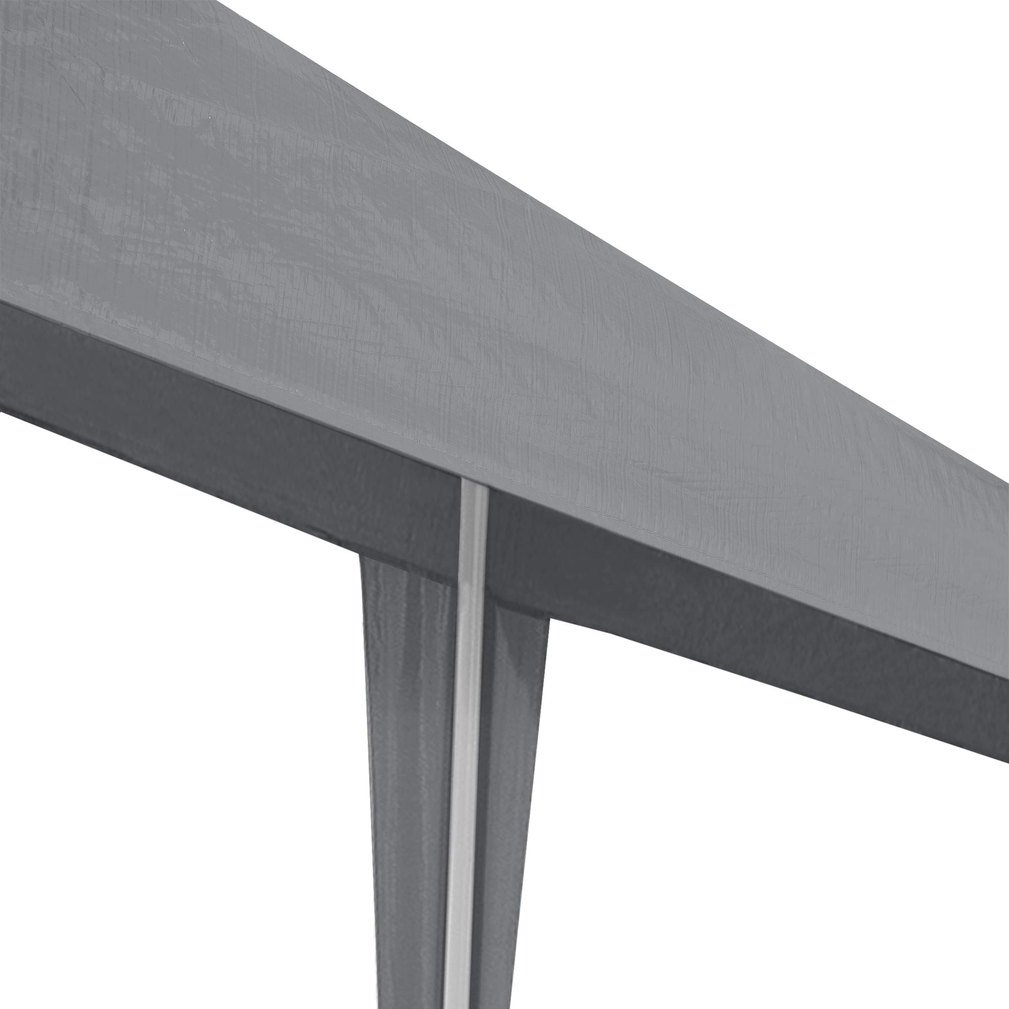 casa.pro Gazebo per Eventi con Copertura Impermeabile Telaio in Accaio Tendostruttura Pieghevole per Giardino Feste e Cerimonie 300x300x255 cm Grigio Scuro