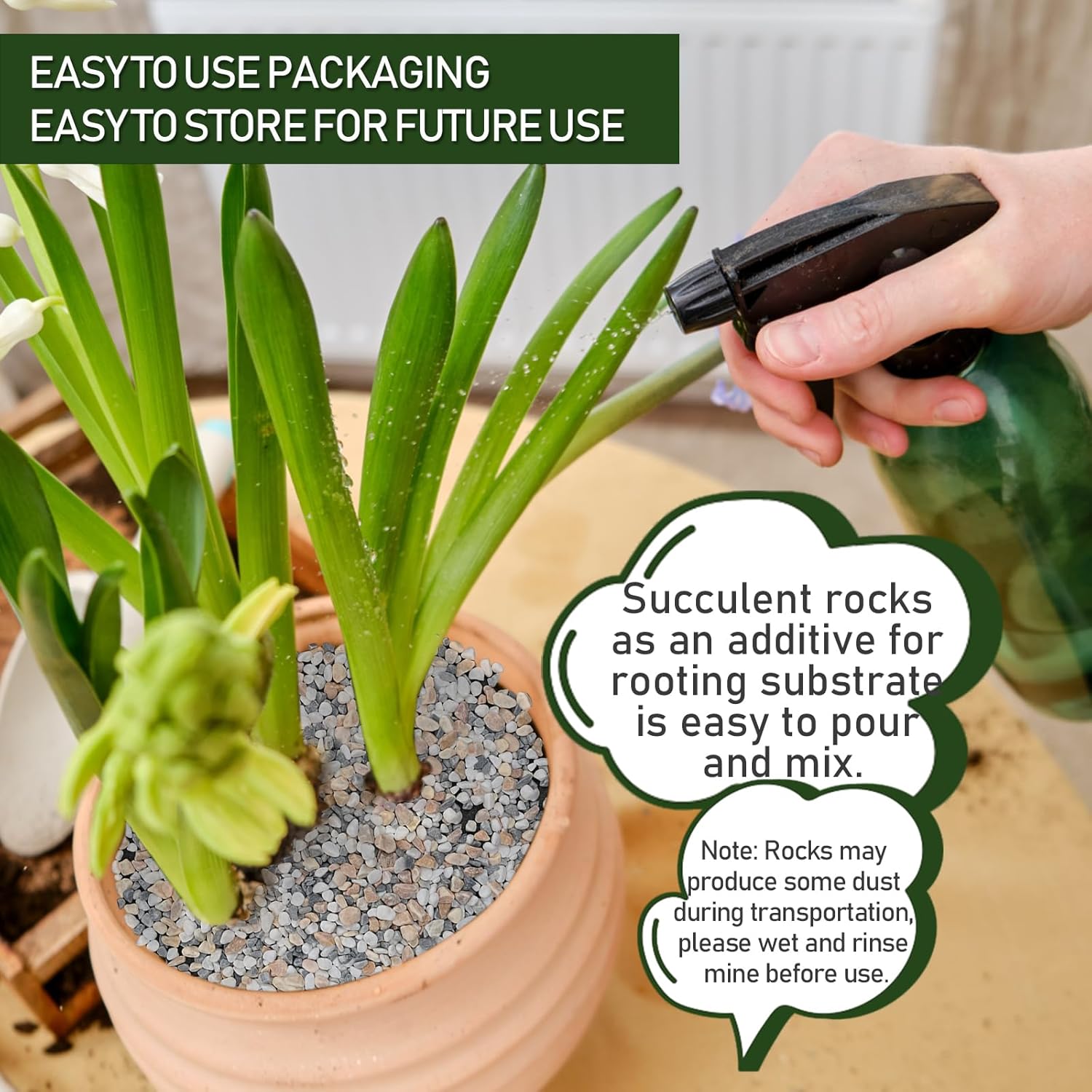 30 LBS GreyMixed Pea Gravel, Natural Succulent and Cactus Gravel Pebbles, Pebbles for Indoor Plants, Natural Gardens Mulching, for Houseplants, for Aquarium Gravel, to Maintain Soil Aeration(4-6mm)