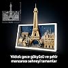 LEGO Architecture Paris – Aşıklar Şehri 21064 – Yetişkinler için Eyfel Kulesi, Notre Dame, Zafer Takı ve Louvre Müzesi Mimari Simgelerini İçeren Dekoratif Model Yapım Seti, Hediye Fikri (958 Parça)