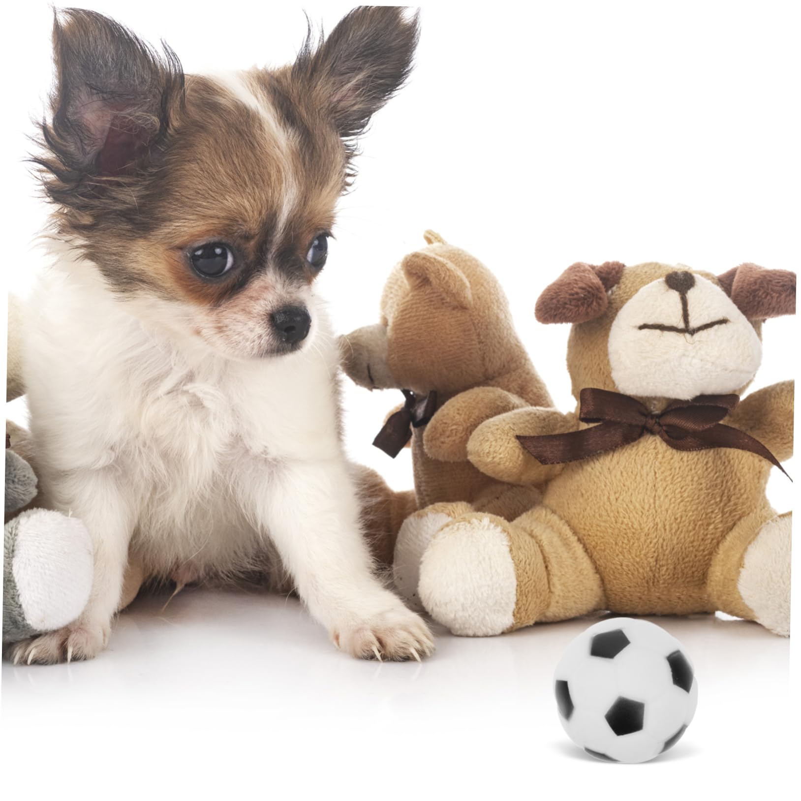 BESPORTBLE 16stücke Interaktive Hundespielzeuge Squeaky Fußball Kauspielzeug Für Hunde Beißspielzeug Zur Stressreduzierung Bindung Für Kleine Und Mittlere Haustiere