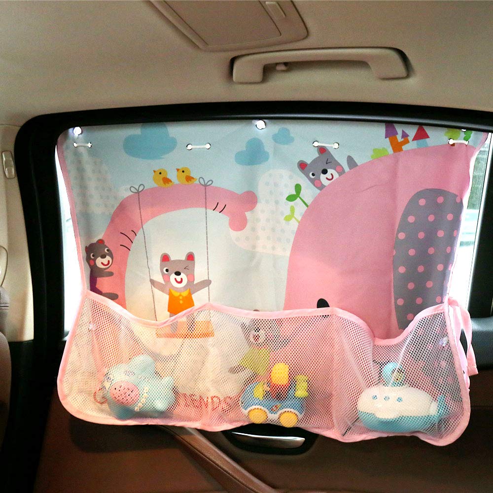 SSAWcasa Car Window Shade for Baby,SUV Sun Shade with Suction Cups and