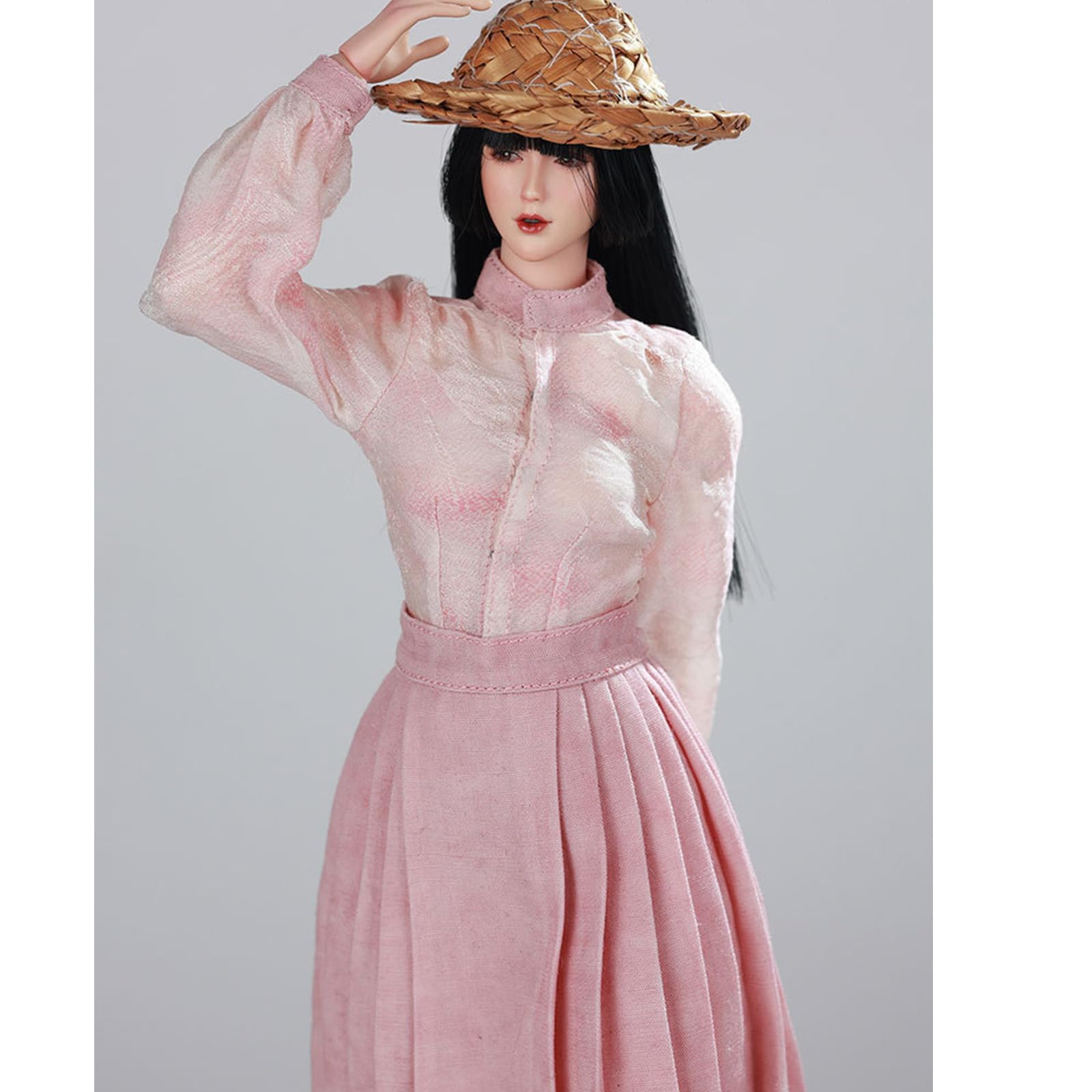 FOLODA Dettagliato 1/6 Scala Doll Outfit con Vintage Cinese Costume, C