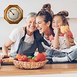 Classic Day of The Week Wall Clock with Solid Wood Frame – Calendar Day Clock – Ideal Retirement Gift for Men & Women – Oak, 10"