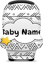 Vista 11 de Cubierta de cochecito de bebé para asiento de automóvil, cubierta de enfermería, bufanda de lactancia materna, suave y elástica, cubierta de toldo