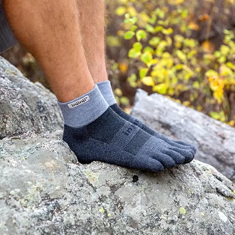 Injinji – Chaussettes mi-Haute avec Orteils séparés de la Gamme Trail pour Homme