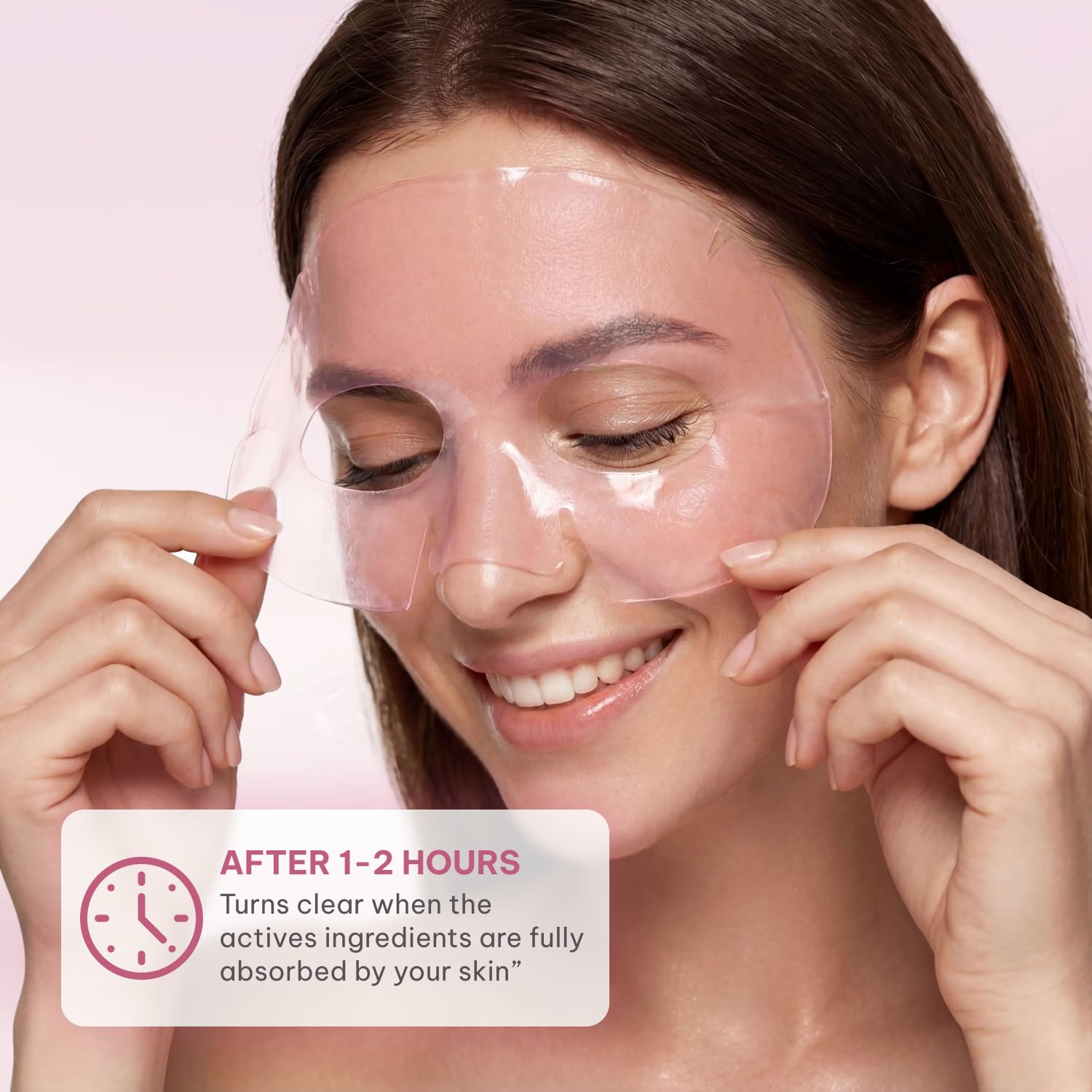 Quasi Salmon PDRN Collagen Mask - Korean Skin Care Gel Gesichtsmaske für Hydratation, Straffung & Glättung der Hautpflege, Kollagen Boost & Pore Care - 4 Masken, nicht reizend, natürliche